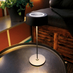 ECO-LIGHT LAMPE DE TABLE BATTERIE LED COCKTAIL, DIM, NOIRE