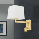 ORION APPLIQUE MURALE TEXTILE CARLTON, LAITON MAT