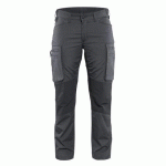 PANTALON DE TRAVAIL SERVICES STRETCH FEMME GRIS FONCÉ/NOIR TAILLE 34 - BLAKLADER