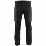 PANTALON DE TRAVAIL SERVICES STRETCH NOIR TAILLE 50 - BLAKLADER