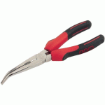 PINCE À BEC DEMI-ROND COUDÉ FIN 239-20GE - MANCHE BI-MATIÈRE SAM OUTILLAGE