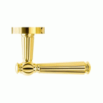 POIGNÉES DE PORTE SUR ROSACES RONDES SÉRIE R 260 SCHÖNTAL - POLI - BEC DE CANE KARCHER DESIGN