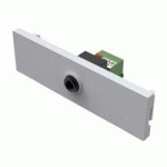 VISION TECHCONNECT 2 - PLAQUE MODULAIRE ENCLENCHABLE - FICHE MINI-PHONE STÉRÉO 3,5 MM