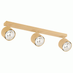 ARGON SPOT POUR PLAFOND CHLOE RÉGLABLE À 3 LAMPES, DORÉ