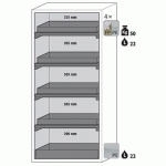 ARMOIRE SÉCURITÉ S-PHOENIX-90 S90.196.090.FWAS GRIS CLAIR - ASECOS