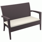 BANQUETTE MIAMI - CHOCOLAT COUSSIN BEIGE