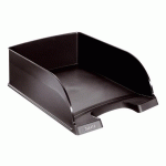 LOT DE 4 - CORBEILLE À COURRIER MAXI FORMAT LEITZ PLUS JUMBO NOIRE