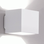 ICONE CUBÒ APPLIQUE MURALE LED, 10 W, BLANC