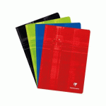 LOT DE 10 - CAHIER PIQUÉ A4 120 PAGES GRANDS CARREAUX - ASSORTIS