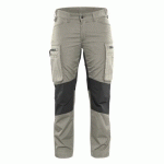 PANTALON DE TRAVAIL SERVICES STRETCH FEMME BEIGE/NOIR TAILLE 34 - BLAKLADER