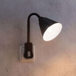PAULMANN JUNUS LAMPE SUR PRISE BRAS FLEXIBLE, NOIR