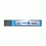 SET DE 3 RECHARGES POUR ROLLER FRIXION POINT. POINTE FINE 0,5 MM. TURQUOISE. - LOT DE 3