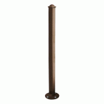 POTELET INCLINABLE AMORTICHOC AGORA - ZINC MARRON 8017 - PROCITY