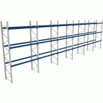 RACK 1 DÉPART + 5 SUIVANTS LXLXH 2700X17100X5000 1000KG 3 NIV - BITO