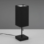REALITY LEUCHTEN LAMPE À POSER OLE AVEC PORT USB, NOIR/NOIR