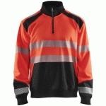 SWEAT COL CAMIONNEUR HAUTE-VISIBILITÉ TAILLE L - BLAKLADER
