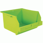 BAC À BEC PICK IN ASSEMBLABLE - LONGUEUR 400 MM - 28 L, COLORIS : VERT FLUO - MANUTAN COLLECTIVITÉS