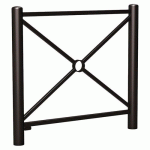 BARRIÈRE CARREFOUR 1.07 M - ZINC NOIR 9005 - PROCITY