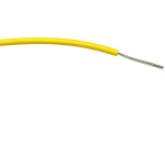 FIL ÉLECTRIQUE RS PRO BS4808 0,75 MM² 18, 1,5 KV C.A., PVC JAUNE, 100M ( PRIX POUR BOBINE DE 100 )