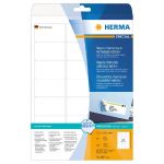 HERMA ETIQUETTES ENLEVABLES BLANCHES HERMA - 63,5 X 38,1 MM - BOITE DE 525