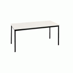 TABLE DE BUREAU MULTI-USAGE ÉCO GRIS CLAIR 140 X 70 CM PIEDS NOIR