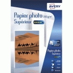 BOÎTE DE 50 FEUILLES DE PAPIER PHOTO BRILLANT A4, JET D'ENCRE, 200G/M² - LOT DE 2