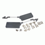 COMPAS POUR PORTE RELEVABLE DOUBLE - 3,7 À 7,2 KG - NOIR - AGILE FLAP EMUCA