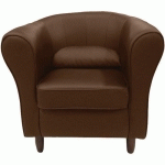 FAUTEUIL MARTA TISSU POLYESTER TAUPE - MMP