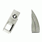 GÂCHE TRINGLE SIMPLE À TOUPILLER GAUCHE BOIS - FERCO - E-11287-00-L-1