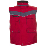 GILET D'HIVER PLALINE ROUGE/ARDOISE TAILLE L - ROT