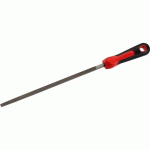 LIME POUR MÉTAUX TENDRES RONDE DOUCE - MANCHE BI-MATIÈRE - LR-20-DE LONGUEUR 200 MM SAM OUTILLAGE