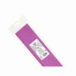 LOT DE 10 - PAPIER CRÉPON, SACHET DE 1 FEUILLE PLIÉE 75% AU FORMAT 2,50X0,50M - MAUVE