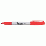 MARQUEUR PERMANENT - POINTE FINE - ROUGE - SHARPIE® - PAR 12 SHARPIE