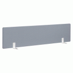 PANNEAUX ÉCRANS ACOUSTIQUES L 160 CM GRIS FIXATION BLANCHE POUR BUREAUX ARKO