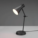 REALITY LEUCHTEN LAMPE DE BUREAU ENZO, À UNE LAMPE, NOIRE