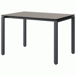 TABLE MALIBU 120X80 T6 SOUDÉ ST ANTIB GRIS U727/NO GRIS 7016