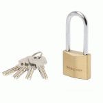 CADENAS EN LAITON MASSIF EXTRA ÉPAIS - 40 MM - ANSE 51 MM - MASTER LOCK