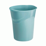 CORBEILLE À PAPIER PLASTIQUE CEP RIVIERA COULEUR 14 L VERT