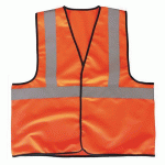 GILET HAUTE VISIBILITÉ ORANGE TAILLE L - MANUTAN