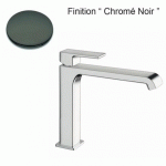 LAVABO QUADRI S MI-HAUT CHROME NOIR AVEC VIDAGE UP&DOWN - CRISTINA ONDYNA QS22772