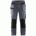 PANTALON DE TRAVAIL ARTISAN GRIS/NOIR TAILLE 50L - BLAKLADER