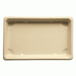 SUSHI BOXES BIONIC 21.3X13.3X1.5 CM CELLULOSE NATUREL (VENDU PAR 800)