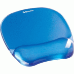 TAPIS DE SOURIS AVEC REPOSE-POIGNETS FELLOWES GEL CRYSTALS BLEU