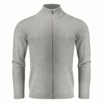 JAMES HARVEST ASHLAND CARDIGAN HOMMES GRIS MÉLANGE - TAILLE XL