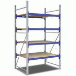 KIT RAYONNAGE DÉPART 2500X1350X1100 MM 4 NIVEAUX 1600 KG - BITO