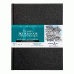 LOT DE 2 - EPSILON SERIES CARNET REMBORDÉ RIGIDE 62F A4 150G - BLANC