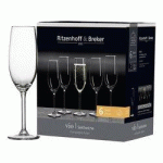 LOT DE 2 - VERRE À VIN ROUGE VIO, 43 CL
