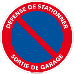 SIGNALETIQUE.BIZ FRANCE - PANNEAU DE SIGNALISATION AUTOCOLLANT. PANNEAU INTERDICTION. PANNEAU PARKING, PANNEAU D'INFORMATION ADHÉSIF SOUPLE - DÉFENSE