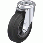 BLICKLE - ROULETTE PIVOTANTE Ø 125MM BANDAGE CAOUTCHOUC SBR 100KG - LER-VPP 125G