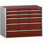 BOTT 1 ARMOIRE À TIROIRS SL-1068-5.2 AVEC 5 TIROIRS POUR CHARGE LOURDE - BOTT